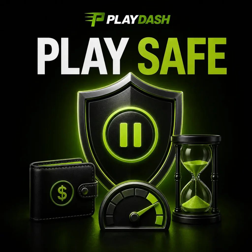 PlayDash responsible gambling tools for limits and breaks